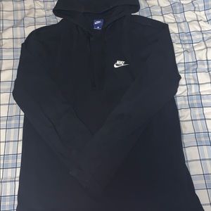 Lightweight black nike hoodie